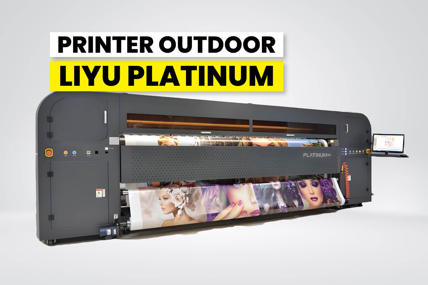 Liyu Platinum Solvent 3204 Mesin Digital Printing Outdoor Terbaik