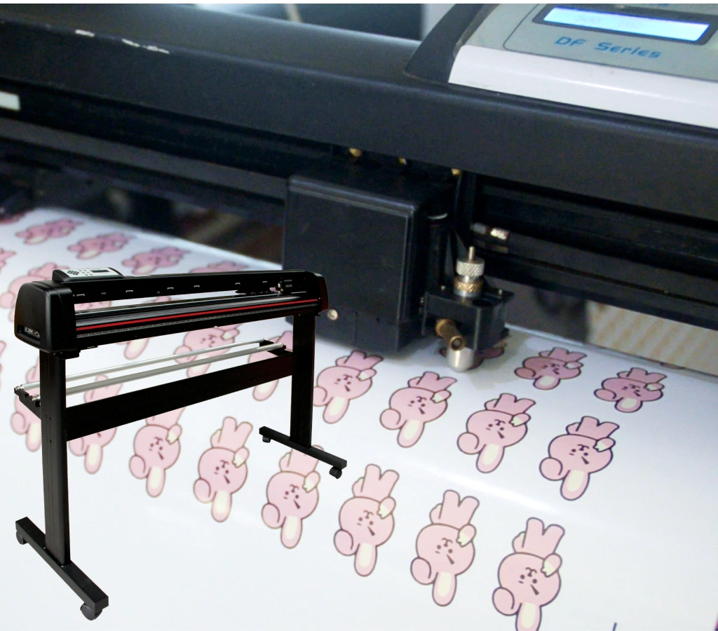Mesin Cutting Sticker Liyu Df 631 Dengan Fungsi Contour Cut Otomatis Dan Ukuran Media 71 Cm.