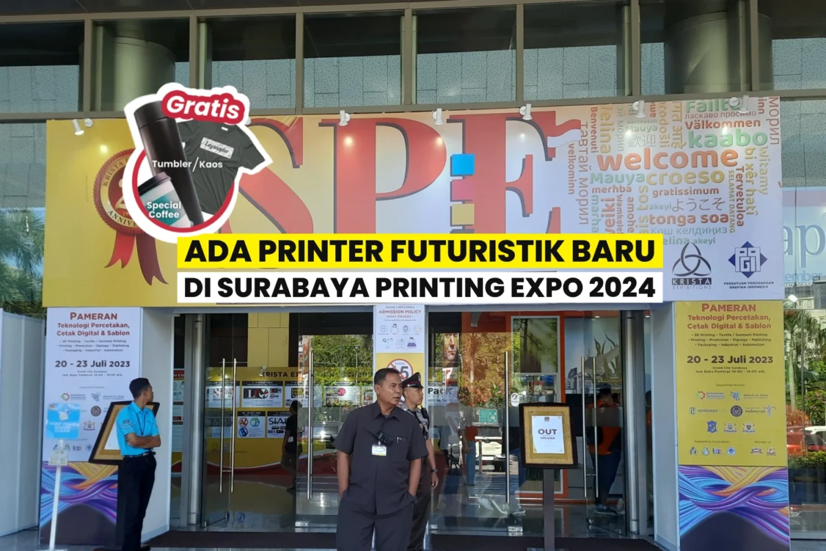 Laysander Di Surabaya Printing Expo 2024: Gratis T-Shirt &Amp; Tumbler